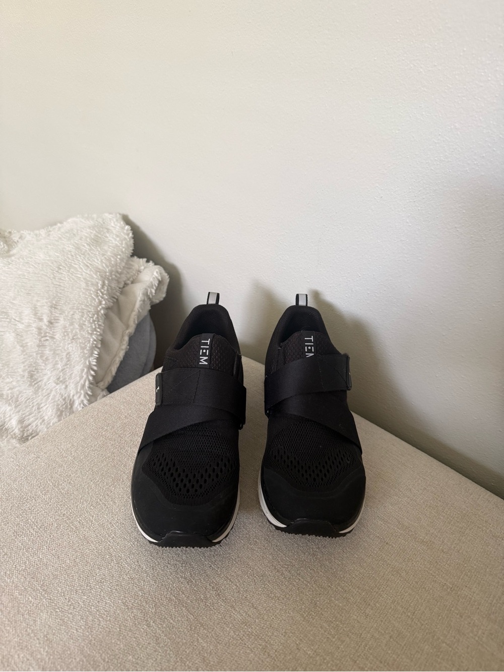 Tiem Slip-On Spin Sneakers in Black